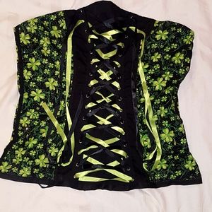 Sexy St Patrick's Day corset